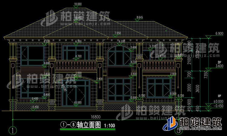 正立面图