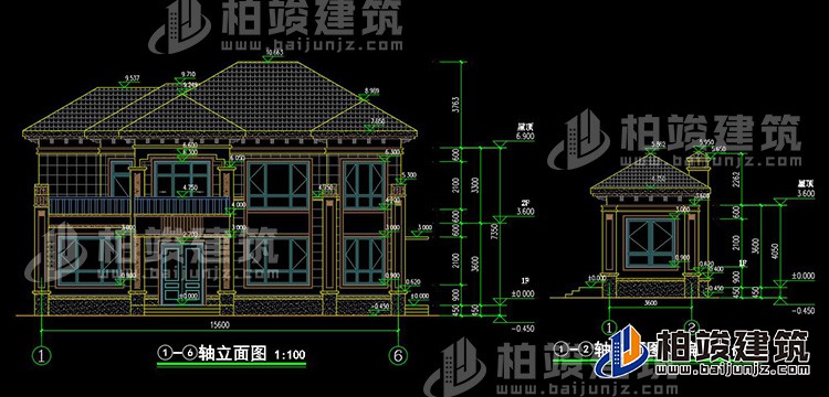 正立面图