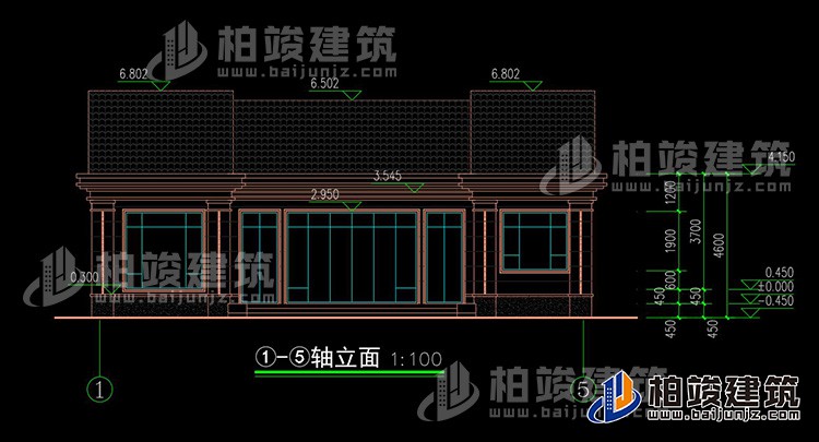 正立面图