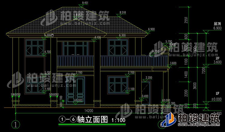 正立面图